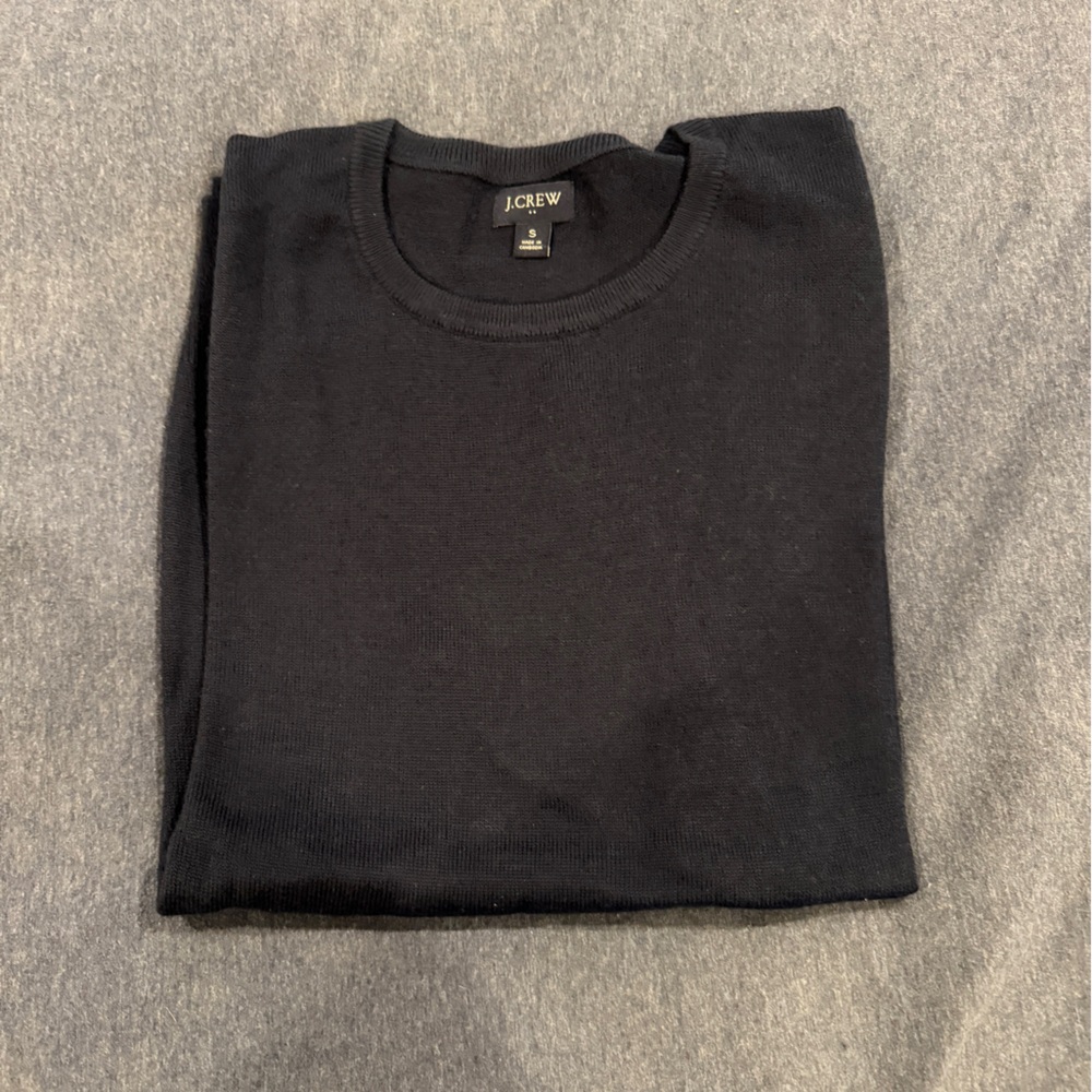 J. Crew Men's Merino Wool-Blend Crewneck Sweater - Size Small